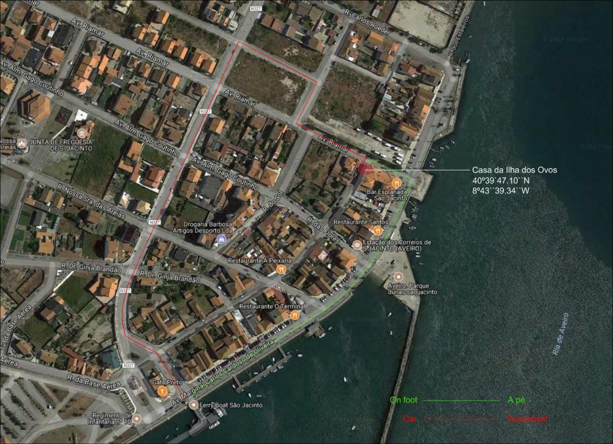 דירות אבאירו Casa Da Ilha Dos Ovos מראה חיצוני תמונה